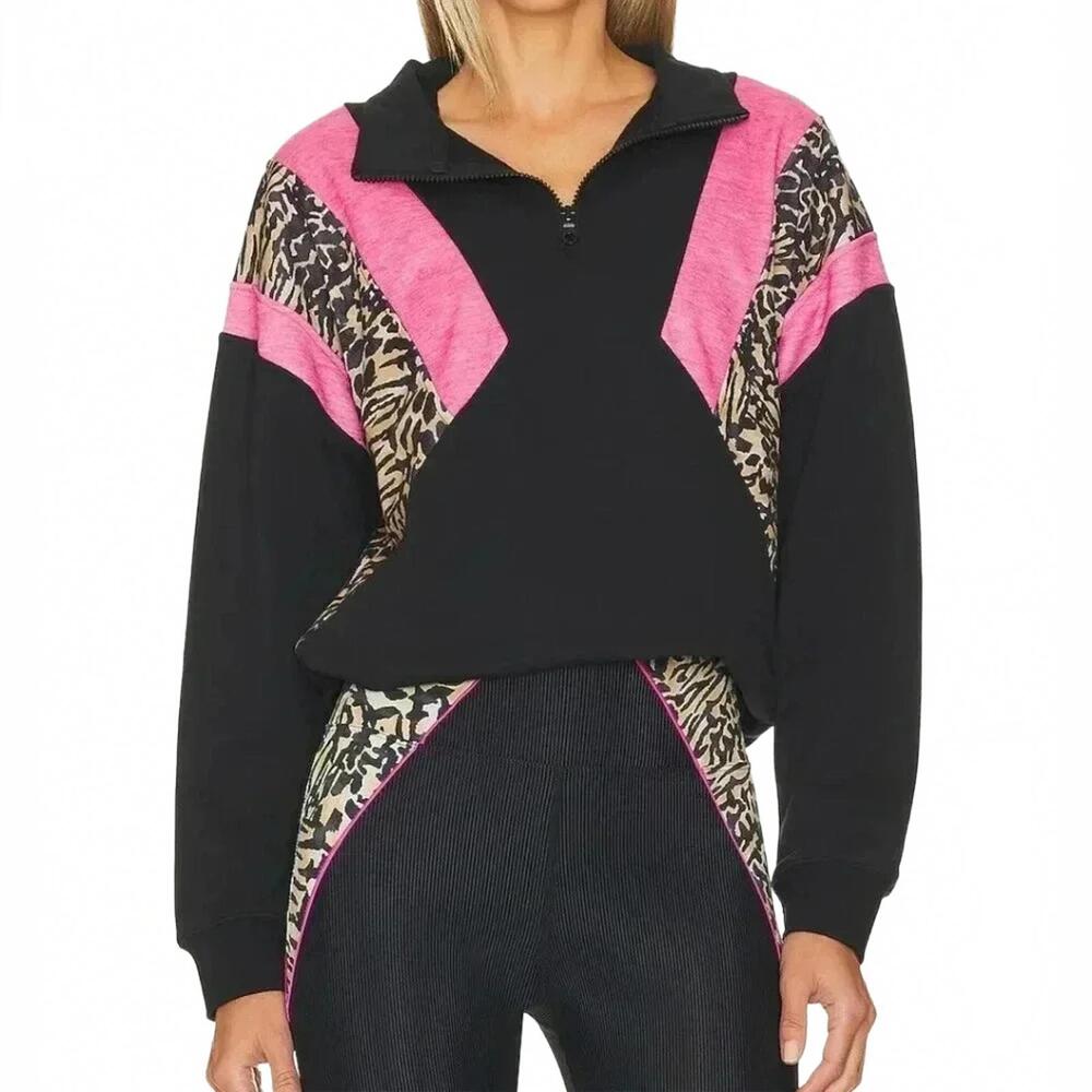 Beach Riot Maxine Half Zip Sweatshirt Revolve Anthropologie Women Size Small NWT
